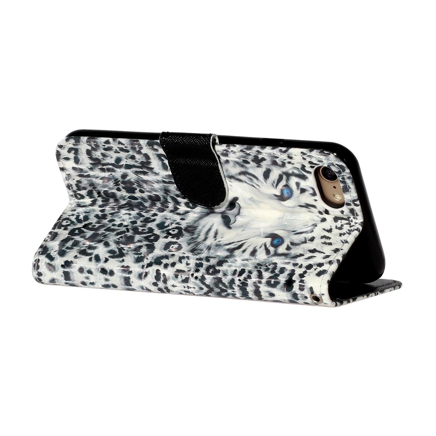 Light Spot Decor Pattern Printing Wallet Stand Flip Leather Case for iPhone 7/8/SE (2020)/SE (2022)