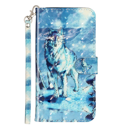 Light Spot Decor Pattern Printing Wallet Stand Leather Cover for iPhone 7 Plus/8 Plus 5.5 inch