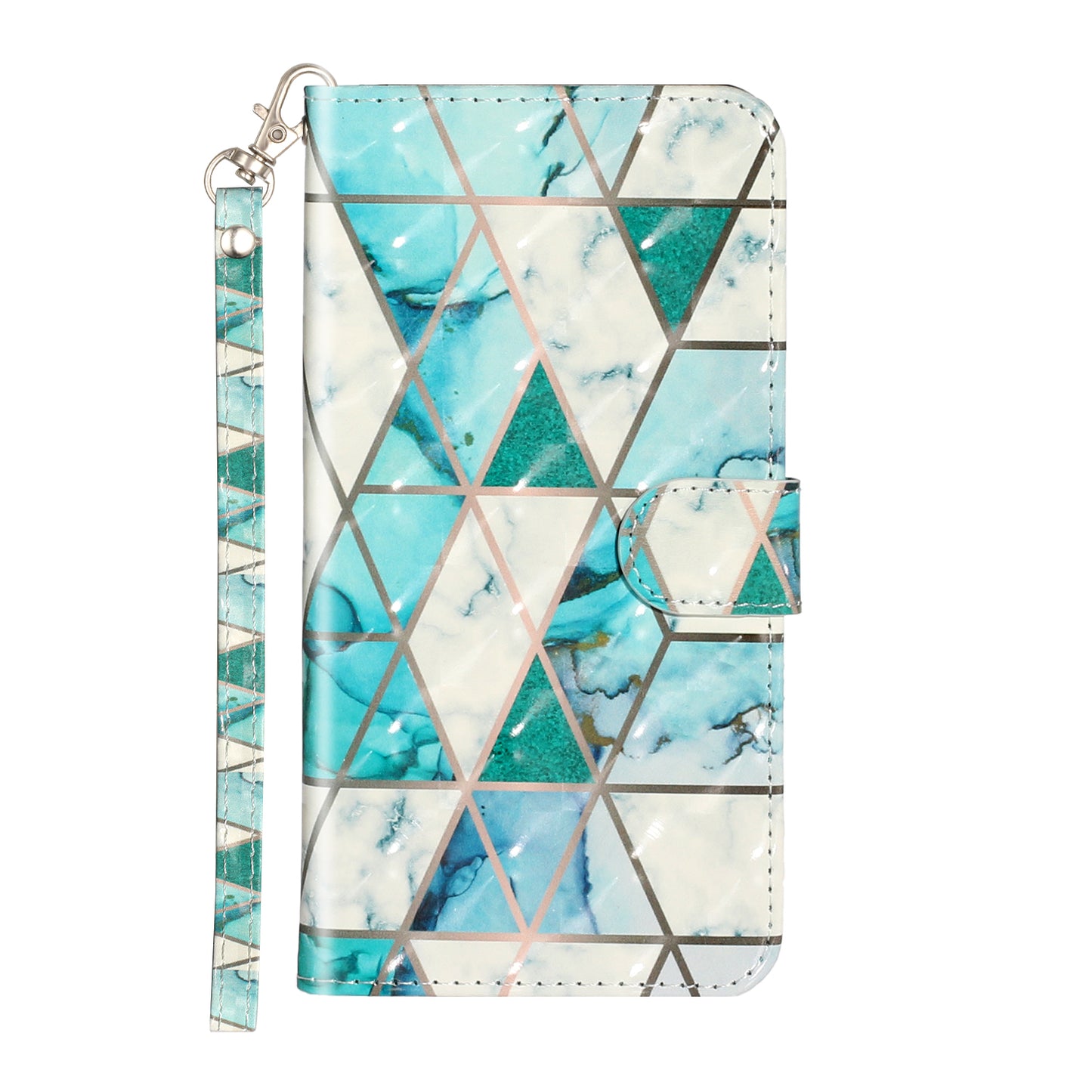 Light Spot Decor Pattern Printing Wallet Stand Leather Cover for iPhone 7 Plus/8 Plus 5.5 inch