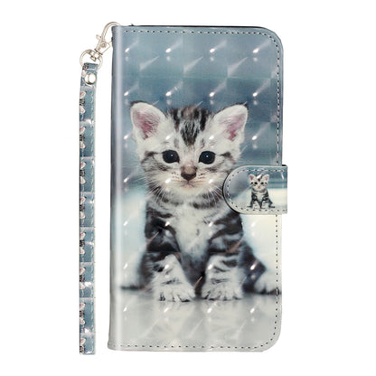 Light Spot Decor Pattern Printing Wallet Stand Leather Cover for iPhone 7 Plus/8 Plus 5.5 inch