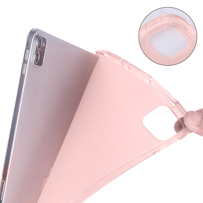 Tri-fold Stand Wake/Sleep Leather Tablet Case Shell with Pen Slot for iPad Pro 12.9-inch (2020)/(2018)