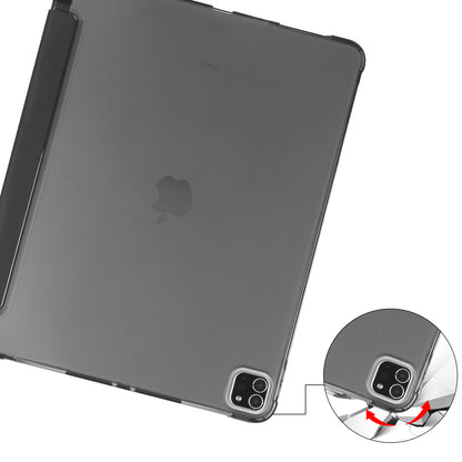 Tri-fold Stand Leather Smart Cover with Pen Slot for iPad Pro 11-inch (2020)/(2018)