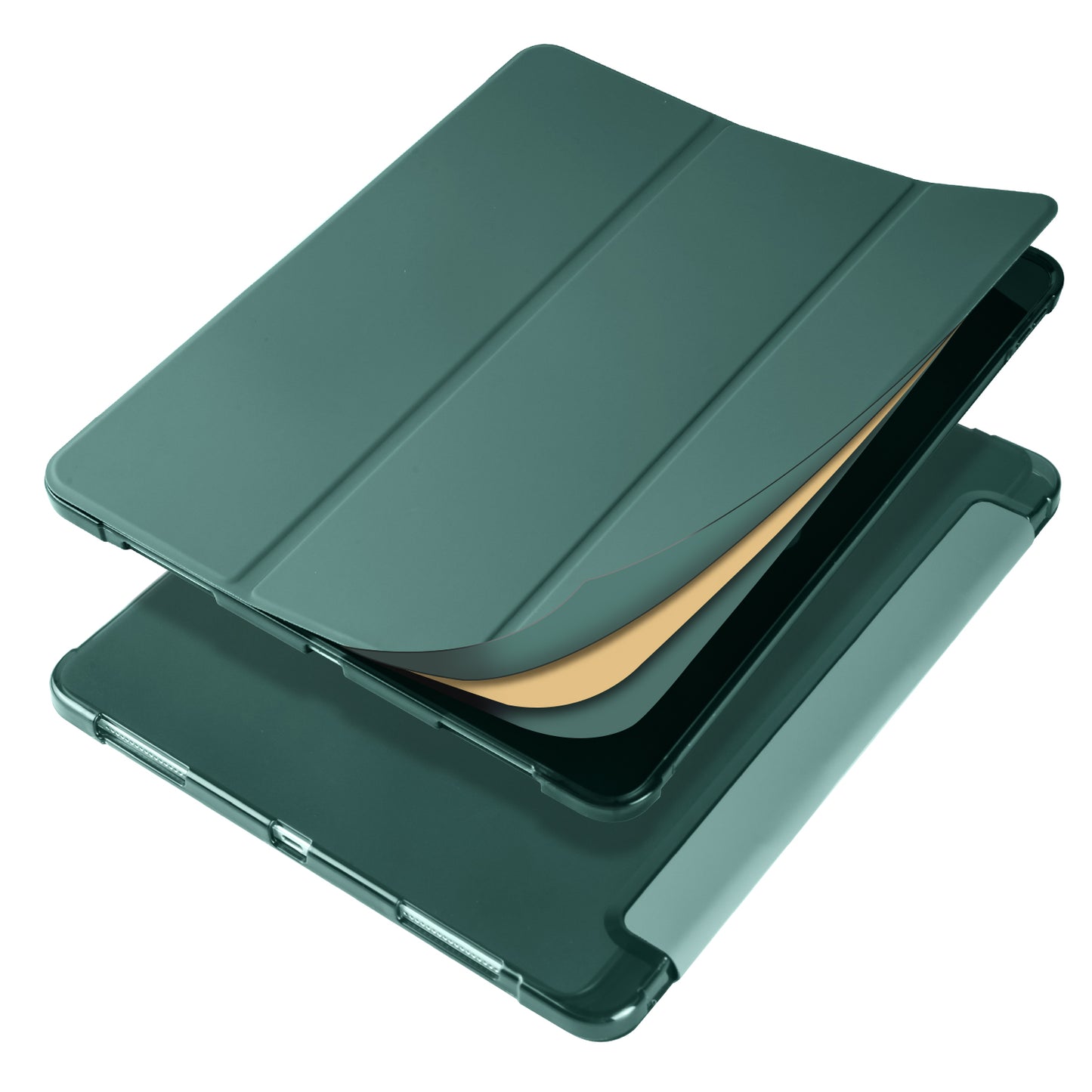 Tri-fold Stand Leather Smart Cover with Pen Slot for iPad Pro 11-inch (2020)/(2018)