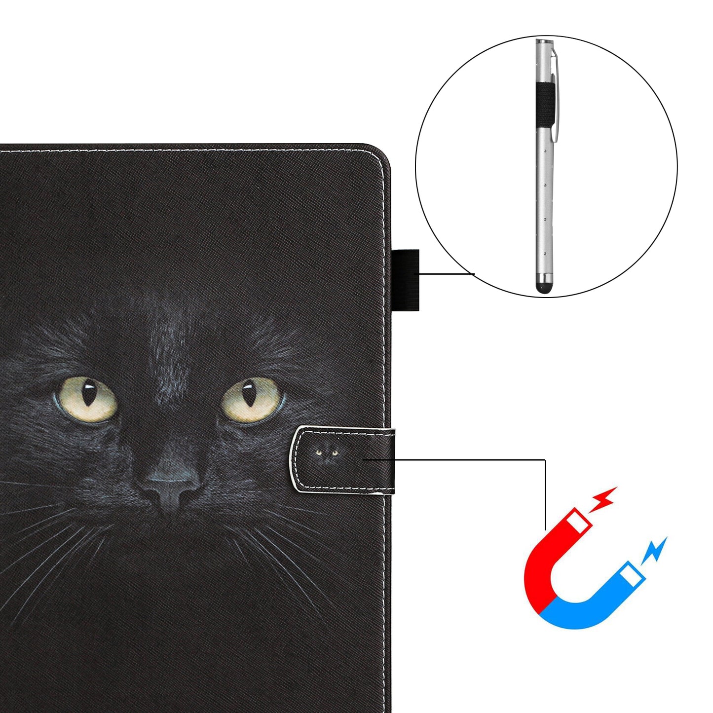 Pattern Printing Leather Card Slots Cover Case for iPad Pro 11-inch (2020)/(2018)