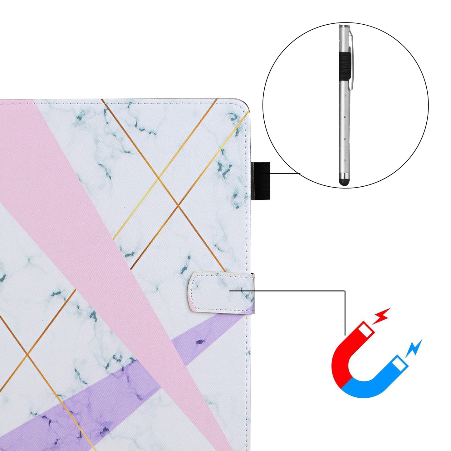 Pattern Printing Leather Card Slots Cover Case for iPad Pro 11-inch (2020)/(2018)
