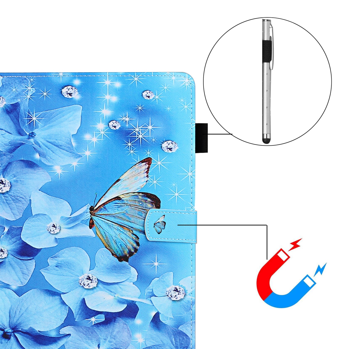 Pattern Printing Leather Card Slots Cover Case for iPad Pro 11-inch (2020)/(2018)