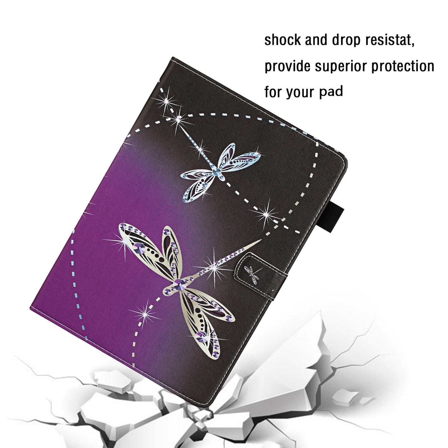 Pattern Printing Leather Card Slots Cover Case for iPad Pro 11-inch (2020)/(2018)