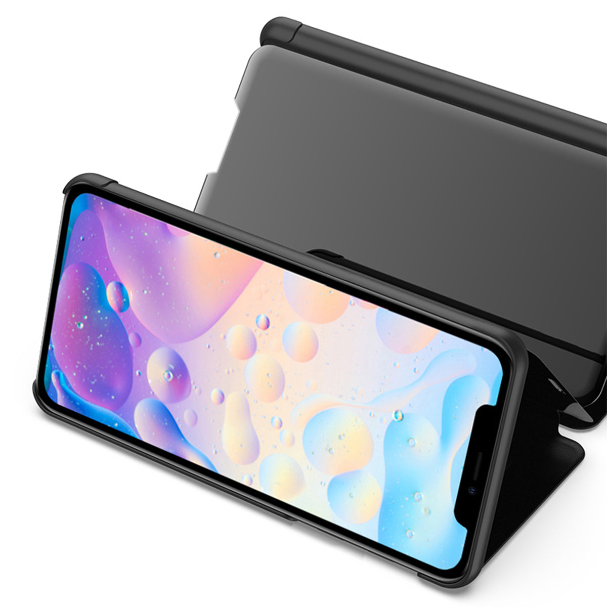 Mirror Surface Cover Leather Case for iPhone 12 Pro/iPhone 12