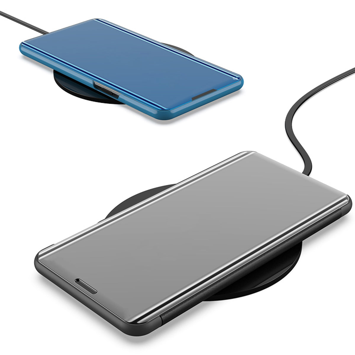 Mirror Surface Cover Leather Case for iPhone 12 Pro/iPhone 12