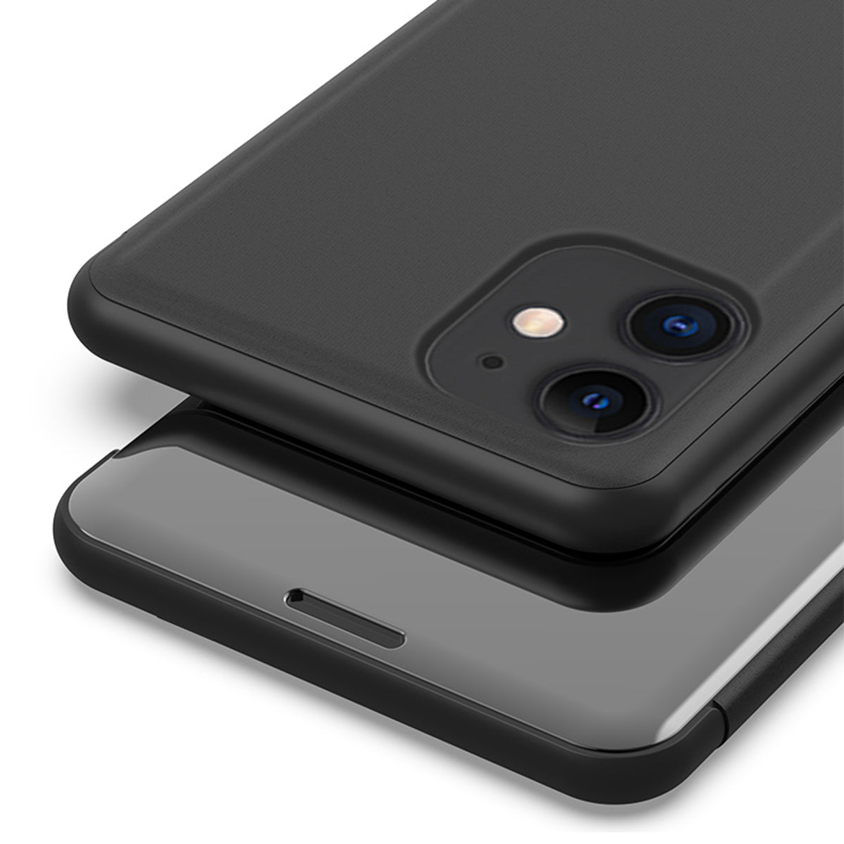 Mirror Surface Cover Leather Case for iPhone 12 Pro/iPhone 12