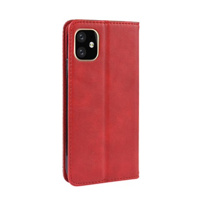 Auto-absorbed Retro PU Leather Stylish Cover for iPhone 12