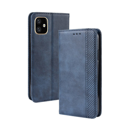 Auto-absorbed Retro PU Leather Cover for iPhone 12 Pro Max 6.7 inch