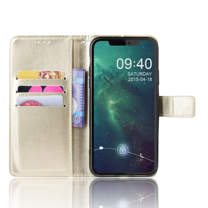 Crazy Horse Skin Leather Shell with Strap for iPhone 12 mini