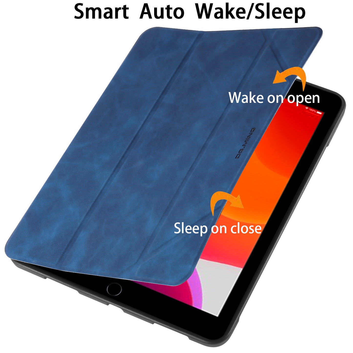 DG.MING See Series Case Auto Wake & Sleep Leather Shell for iPad 10.2 (2021)/(2020)/(2019)