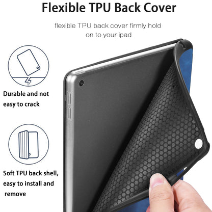 DG.MING See Series Case Auto Wake & Sleep Leather Shell for iPad 10.2 (2021)/(2020)/(2019)