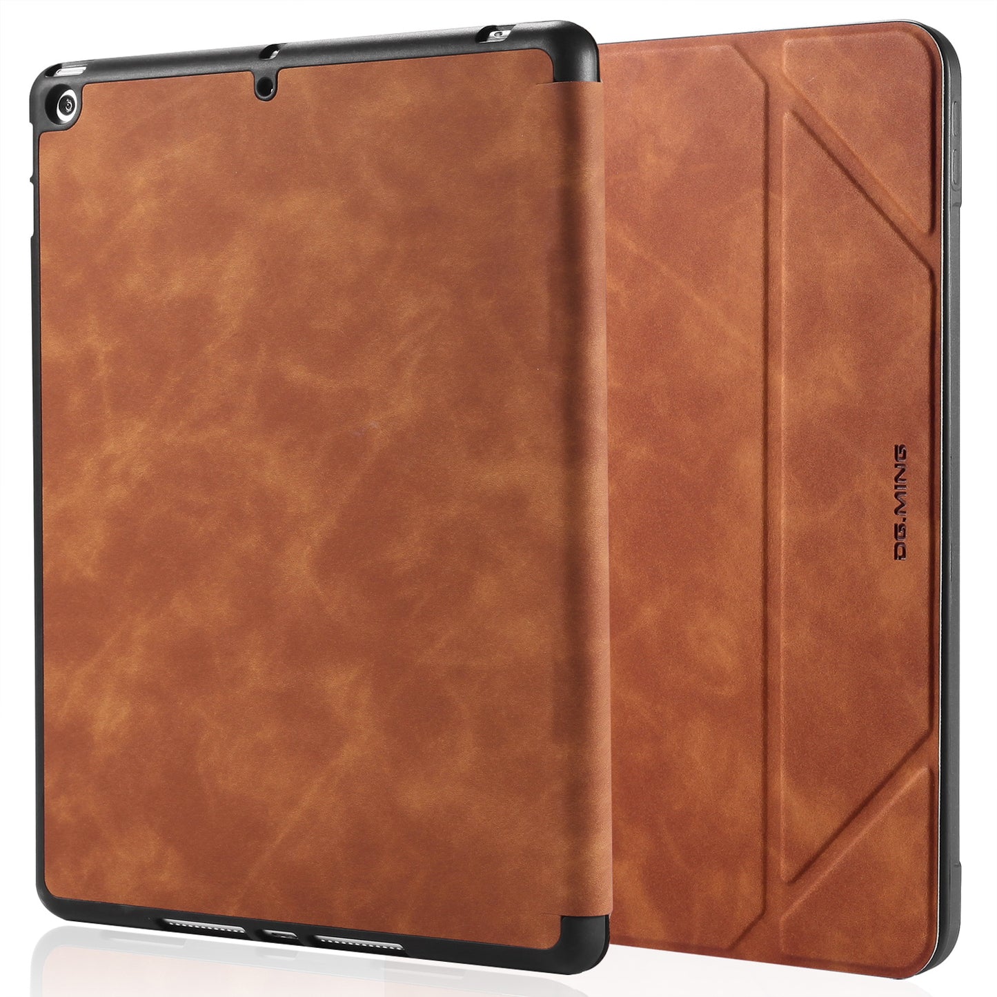 DG.MING See Series Case Auto Wake & Sleep Leather Shell for iPad 10.2 (2021)/(2020)/(2019)
