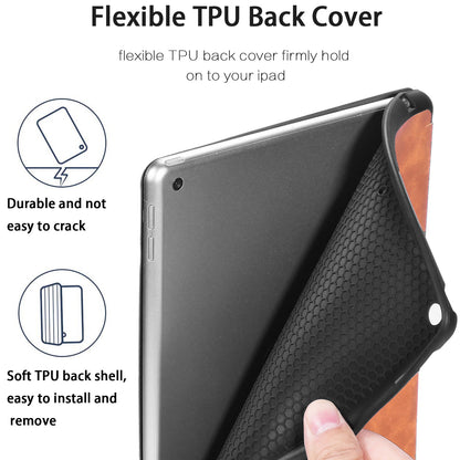 DG.MING See Series Case Auto Wake & Sleep Leather Shell for iPad 10.2 (2021)/(2020)/(2019)