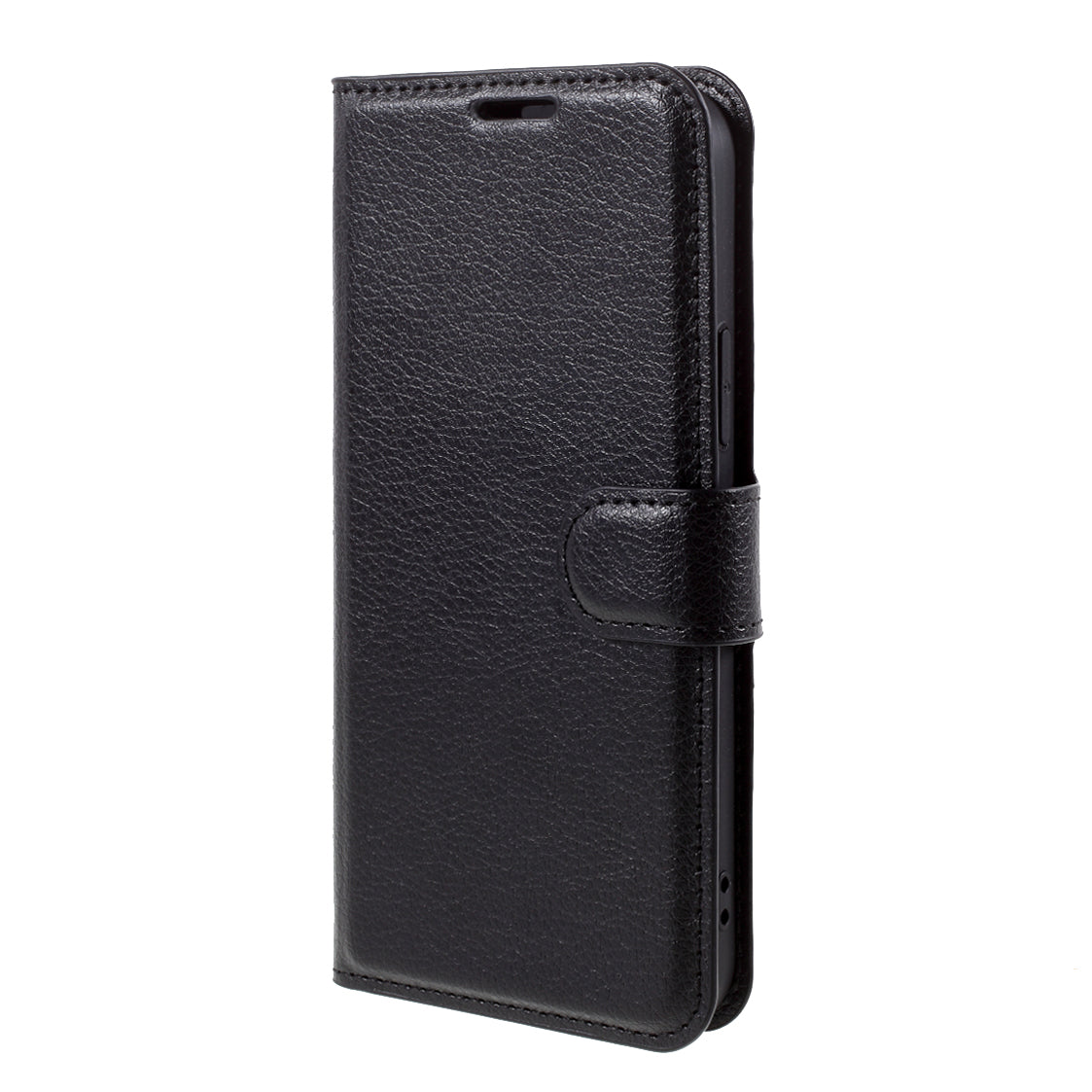 Litchi Surface Shell Leather Case with Stand for iPhone 12 Pro/12 Mobile Phone Accessories