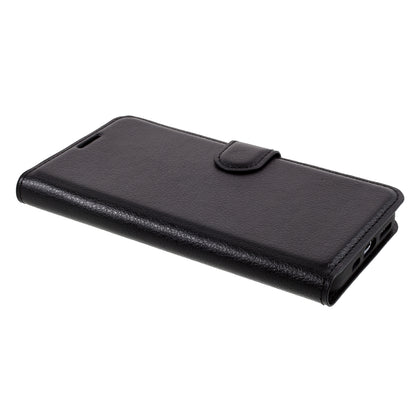 Litchi Surface Shell Leather Case with Stand for iPhone 12 Pro/12 Mobile Phone Accessories