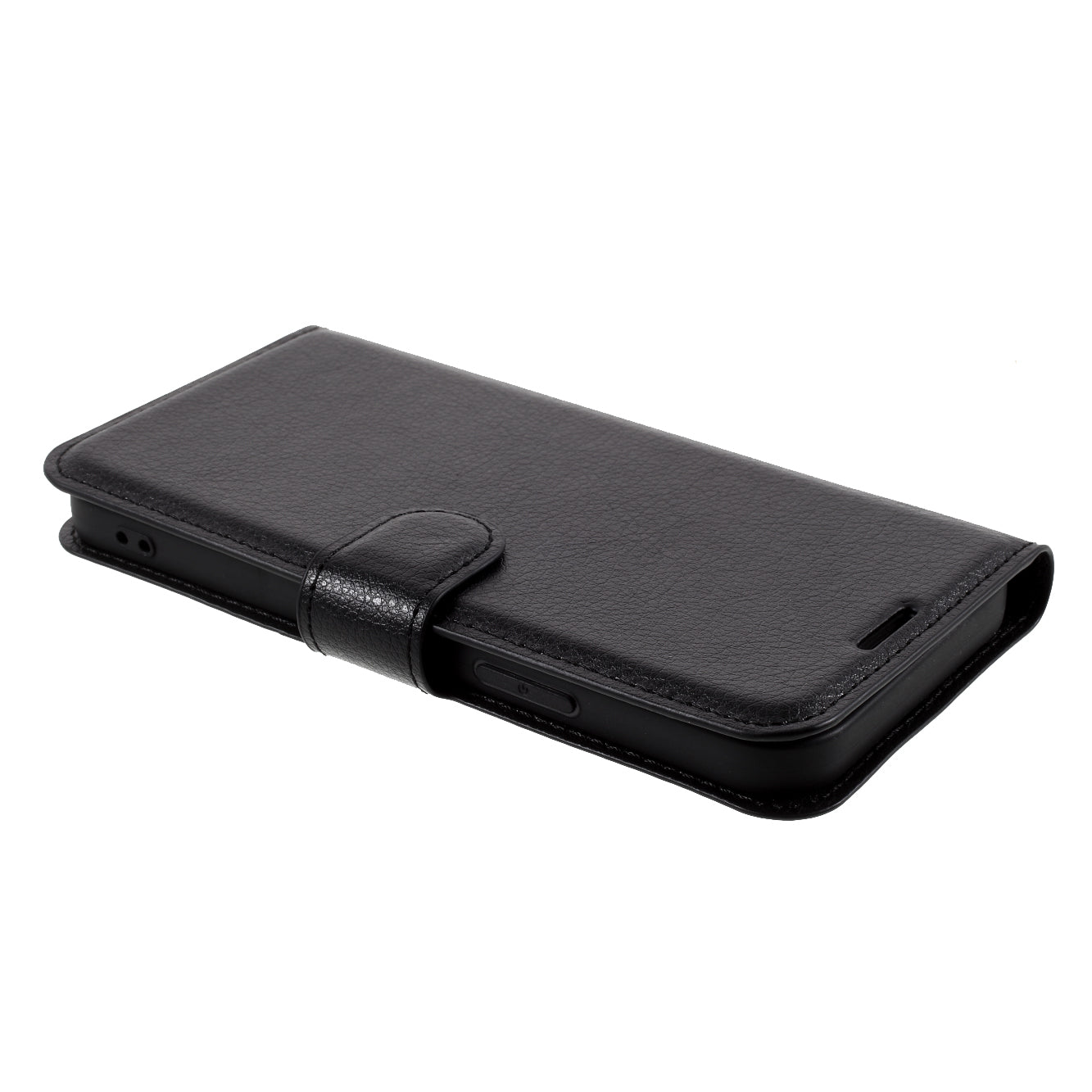 Litchi Surface Shell Leather Case with Stand for iPhone 12 Pro/12 Mobile Phone Accessories