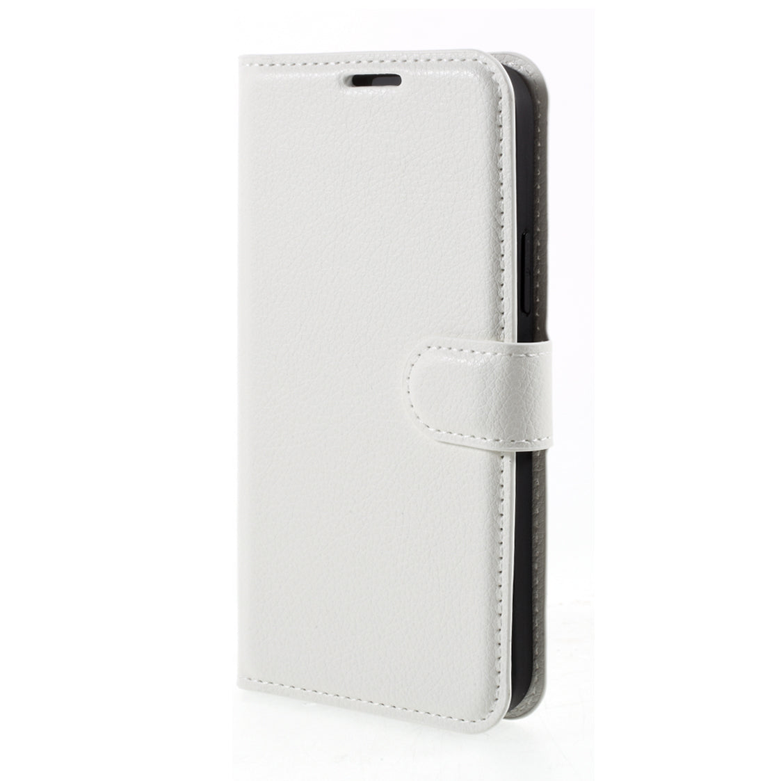 Litchi Surface Shell Leather Case with Stand for iPhone 12 Pro/12 Mobile Phone Accessories