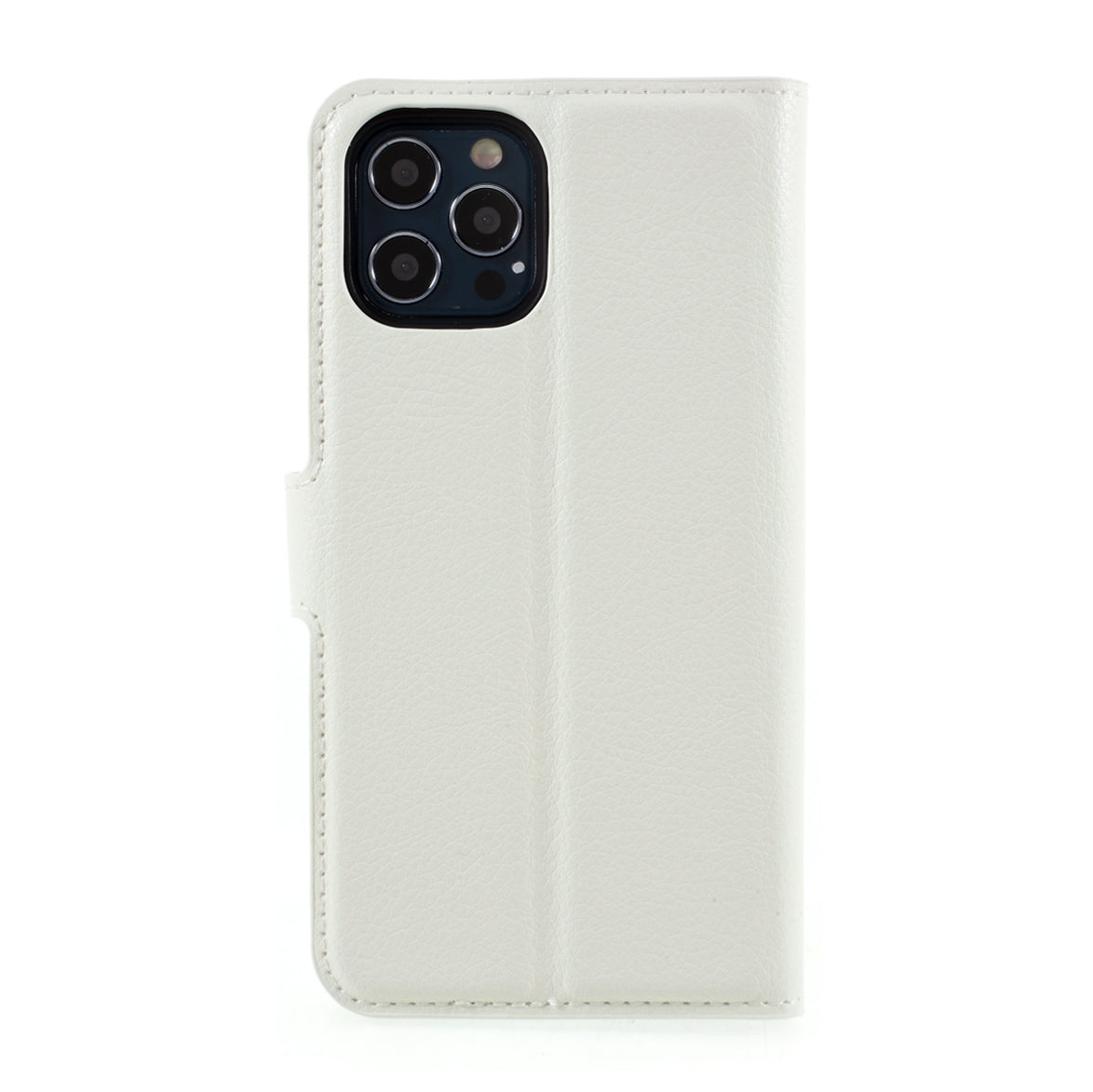 Litchi Surface Shell Leather Case with Stand for iPhone 12 Pro/12 Mobile Phone Accessories