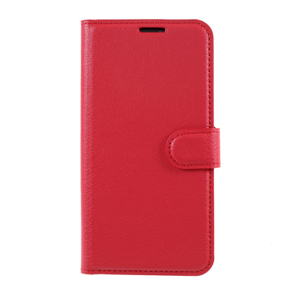 Litchi Surface Shell Leather Case with Stand for iPhone 12 Pro/12 Mobile Phone Accessories
