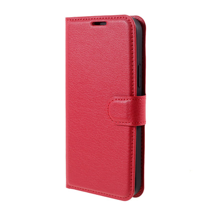 Litchi Surface Shell Leather Case with Stand for iPhone 12 Pro/12 Mobile Phone Accessories