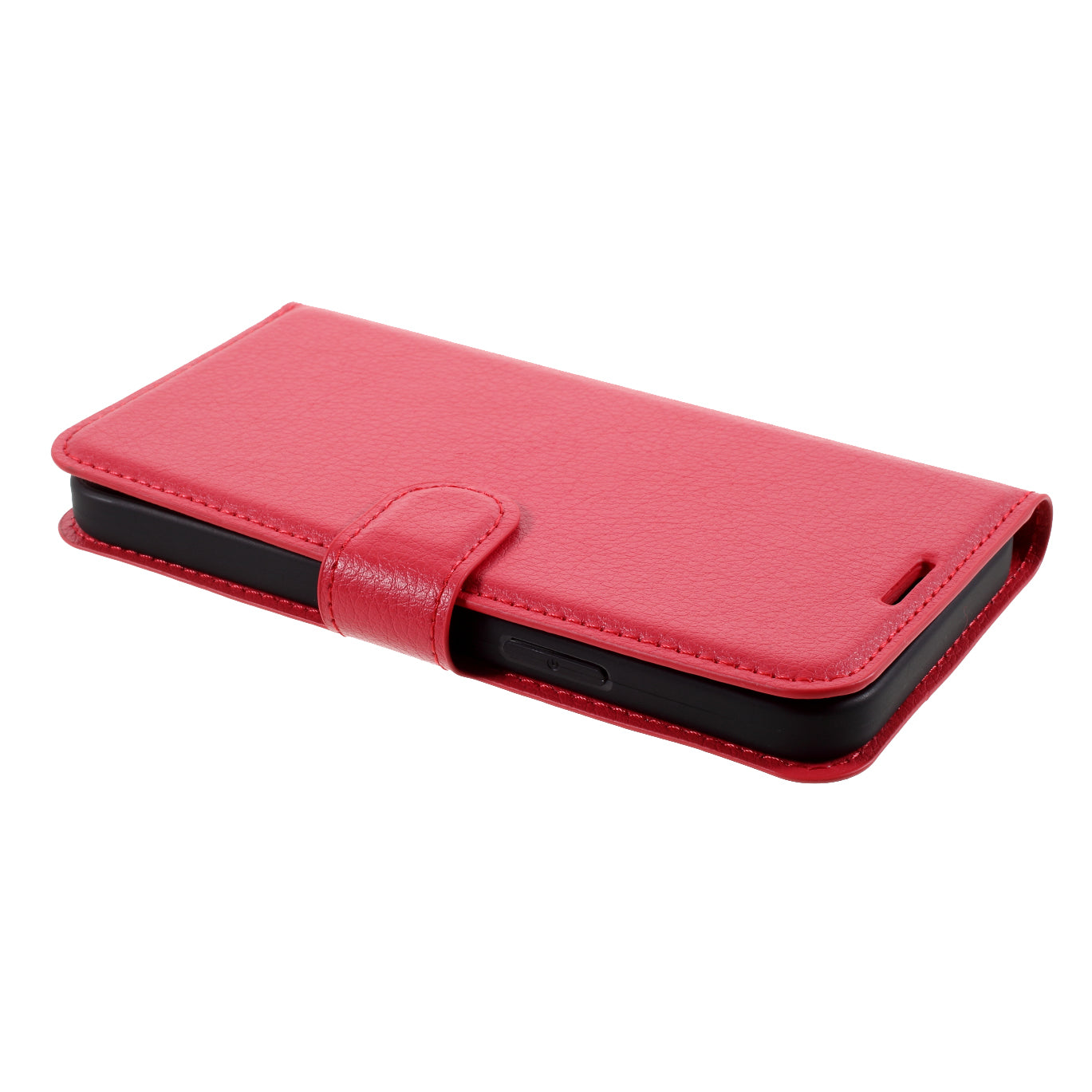 Litchi Surface Shell Leather Case with Stand for iPhone 12 Pro/12 Mobile Phone Accessories