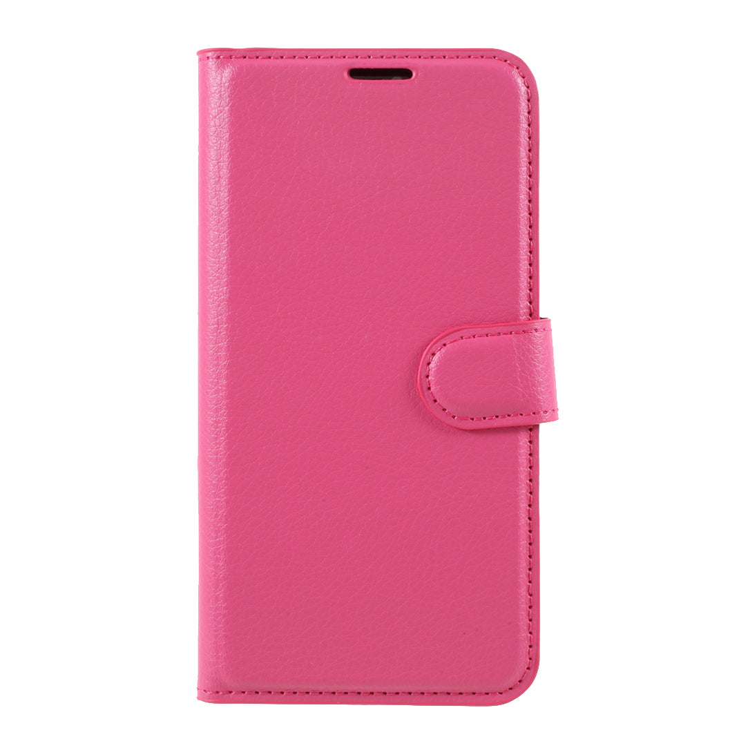 Litchi Surface Shell Leather Case with Stand for iPhone 12 Pro/12 Mobile Phone Accessories
