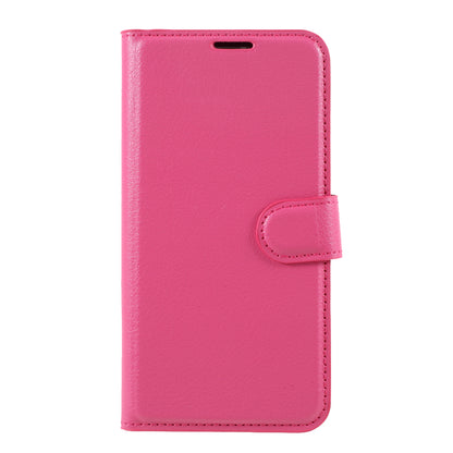 Litchi Surface Shell Leather Case with Stand for iPhone 12 Pro/12 Mobile Phone Accessories