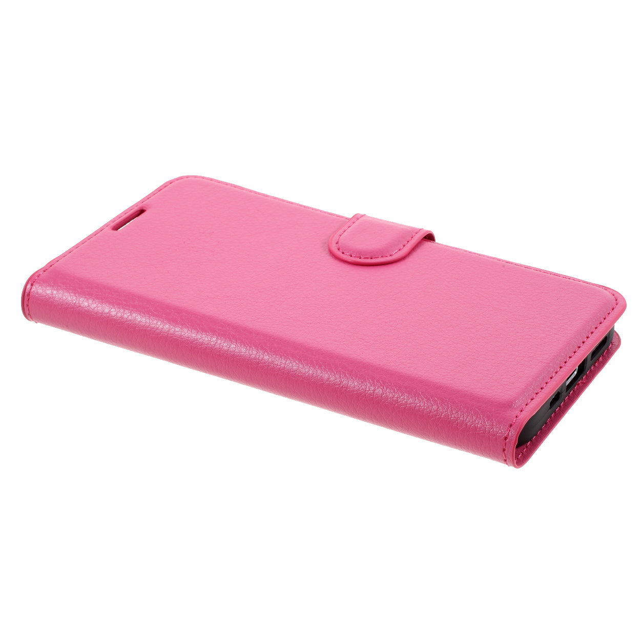 Litchi Surface Shell Leather Case with Stand for iPhone 12 Pro/12 Mobile Phone Accessories