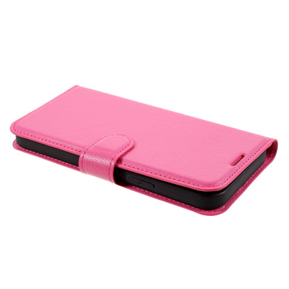 Litchi Surface Shell Leather Case with Stand for iPhone 12 Pro/12 Mobile Phone Accessories