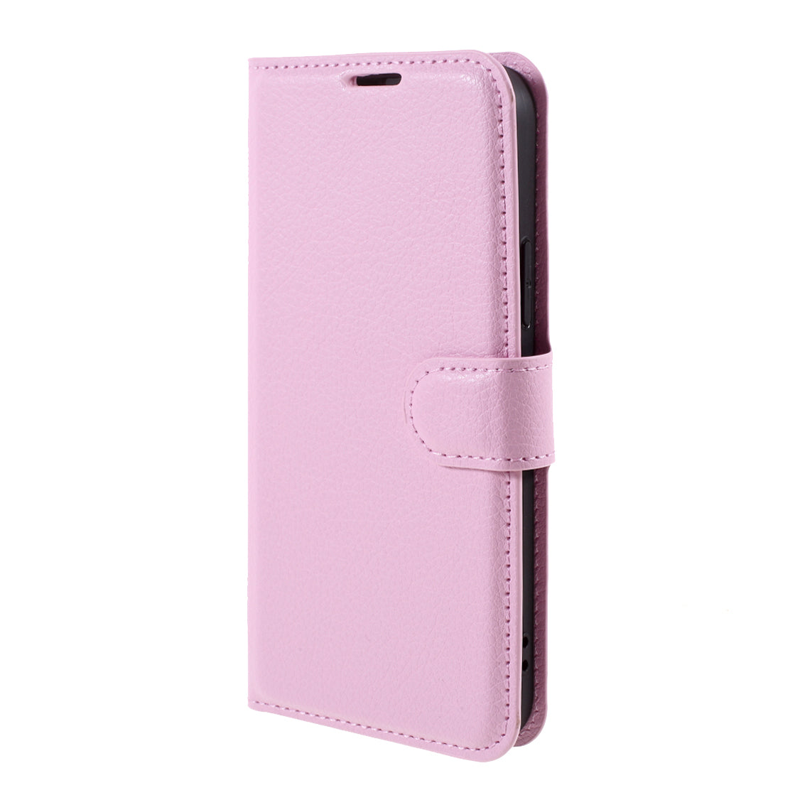 Litchi Surface Shell Leather Case with Stand for iPhone 12 Pro/12 Mobile Phone Accessories