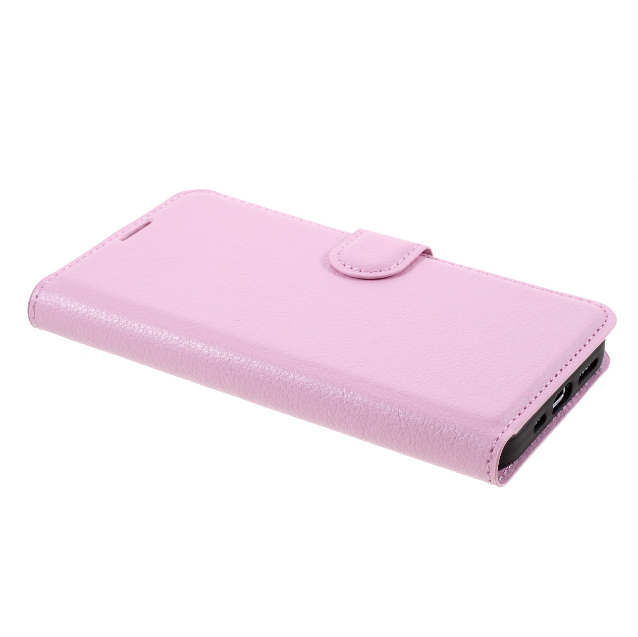 Litchi Surface Shell Leather Case with Stand for iPhone 12 Pro/12 Mobile Phone Accessories