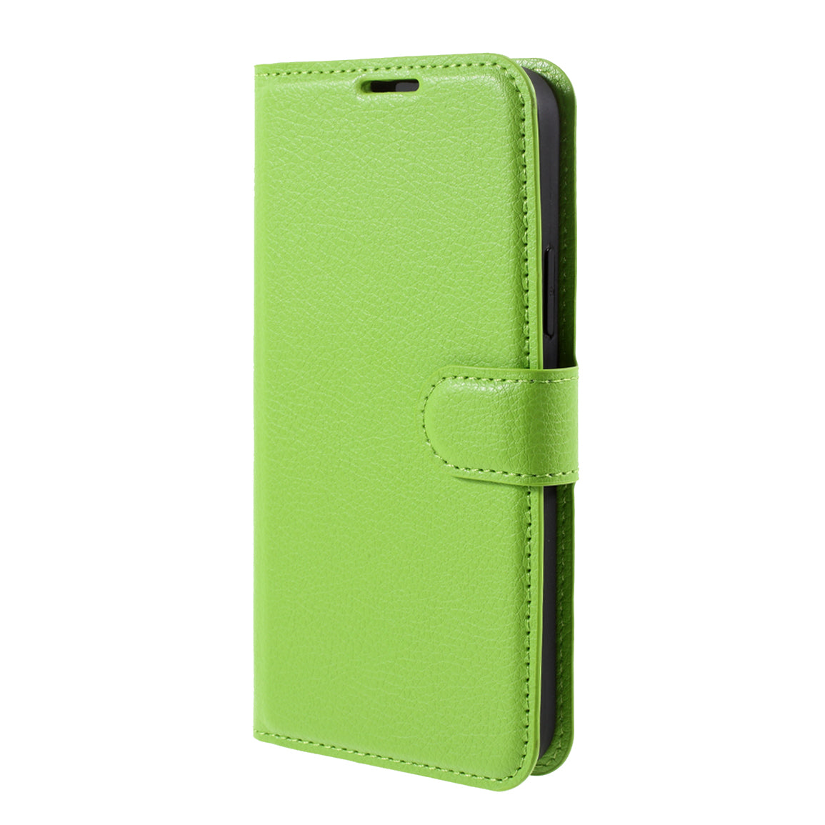 Litchi Surface Shell Leather Case with Stand for iPhone 12 Pro/12 Mobile Phone Accessories