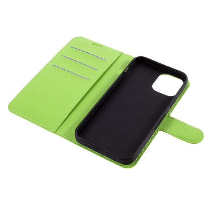 Litchi Surface Shell Leather Case with Stand for iPhone 12 Pro/12 Mobile Phone Accessories