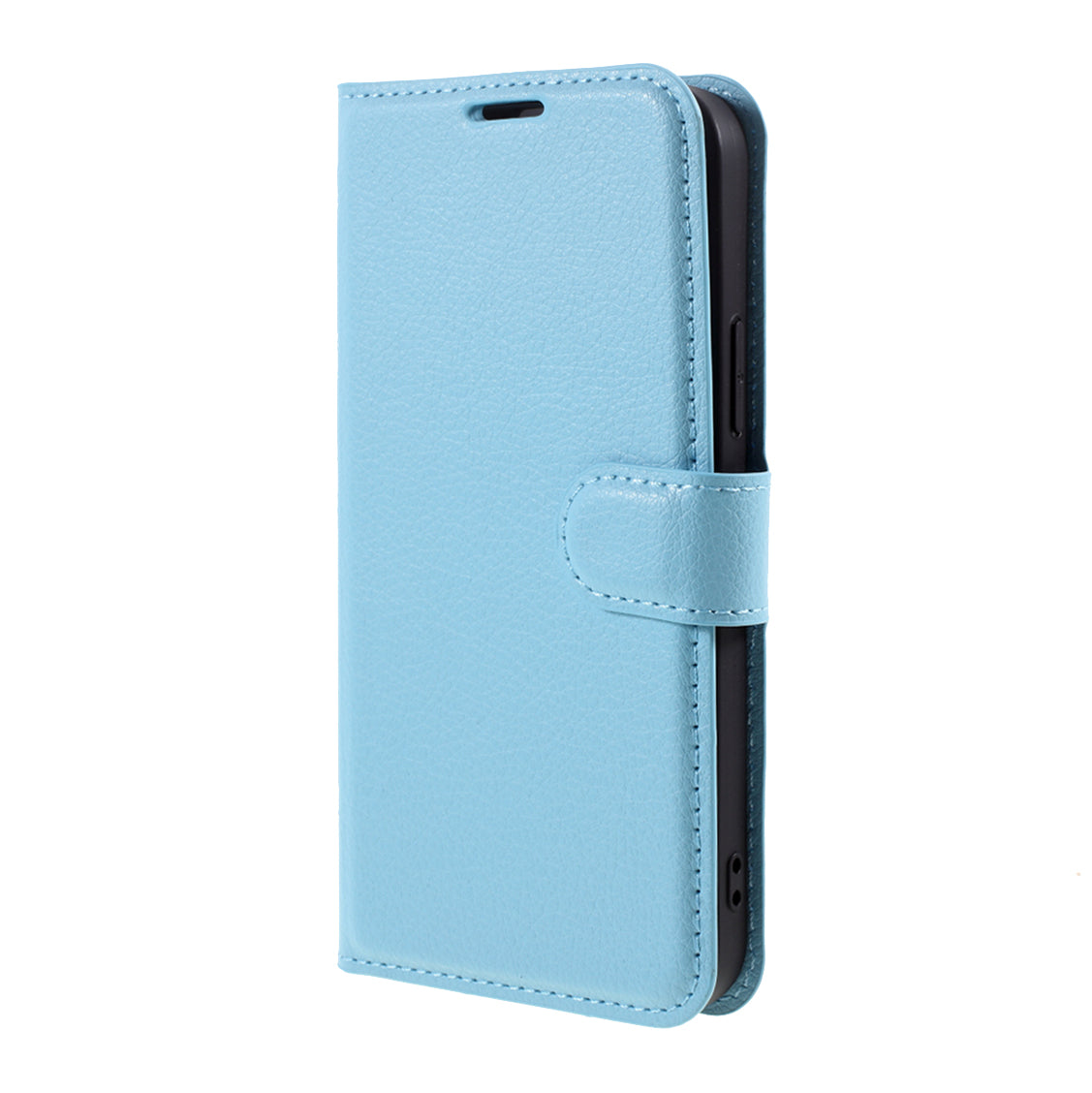 Litchi Surface Shell Leather Case with Stand for iPhone 12 Pro/12 Mobile Phone Accessories
