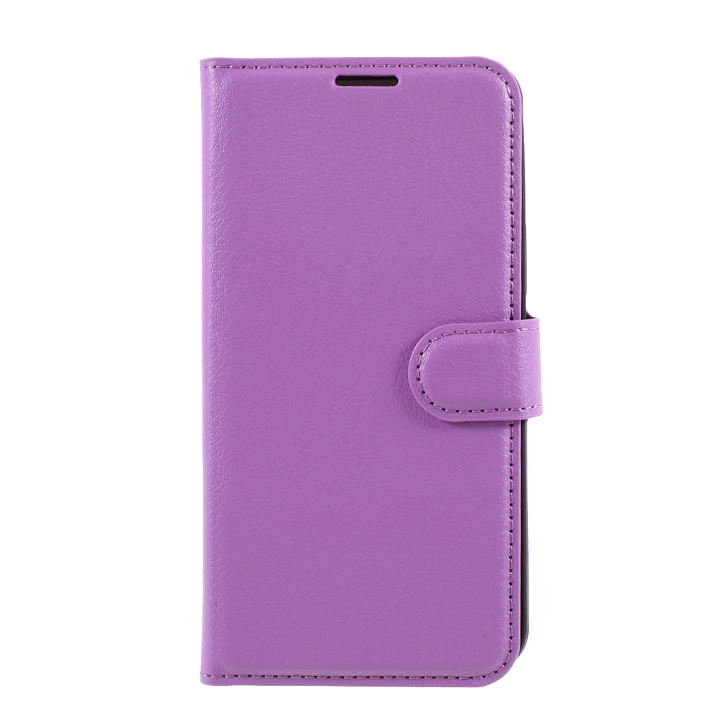 Litchi Surface Shell Leather Case with Stand for iPhone 12 Pro/12 Mobile Phone Accessories
