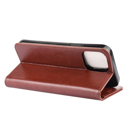 Crazy Horse Wallet Leather Stand Cell Phone Case for iPhone 12