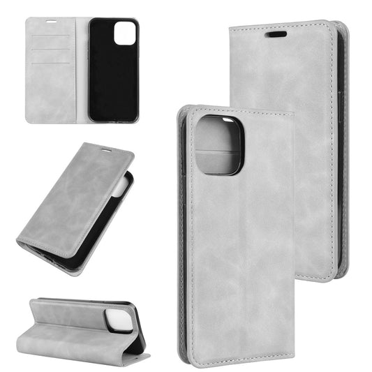 Silky Touch Leather Shell Wallet Stand Case for iPhone 12