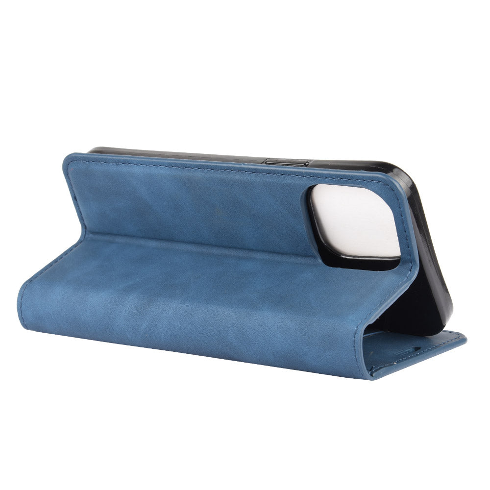 Silky Touch Leather Shell Wallet Stand Case for iPhone 12