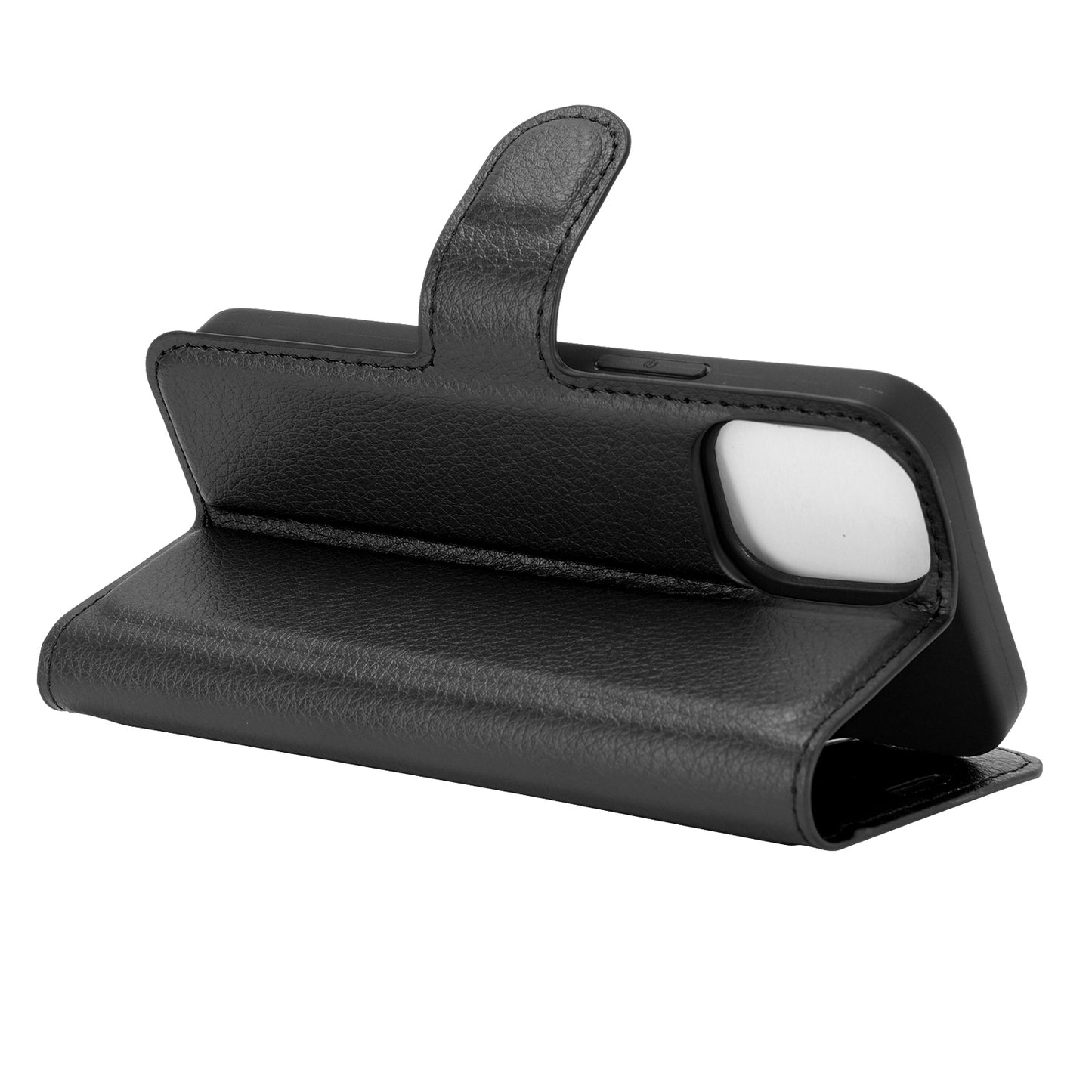 Litchi Texture Wallet Stand Leather Phone Cover for iPhone 12 mini Mobile Phone Accessories