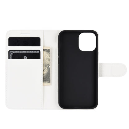 Litchi Texture Wallet Stand Leather Phone Cover for iPhone 12 mini Mobile Phone Accessories