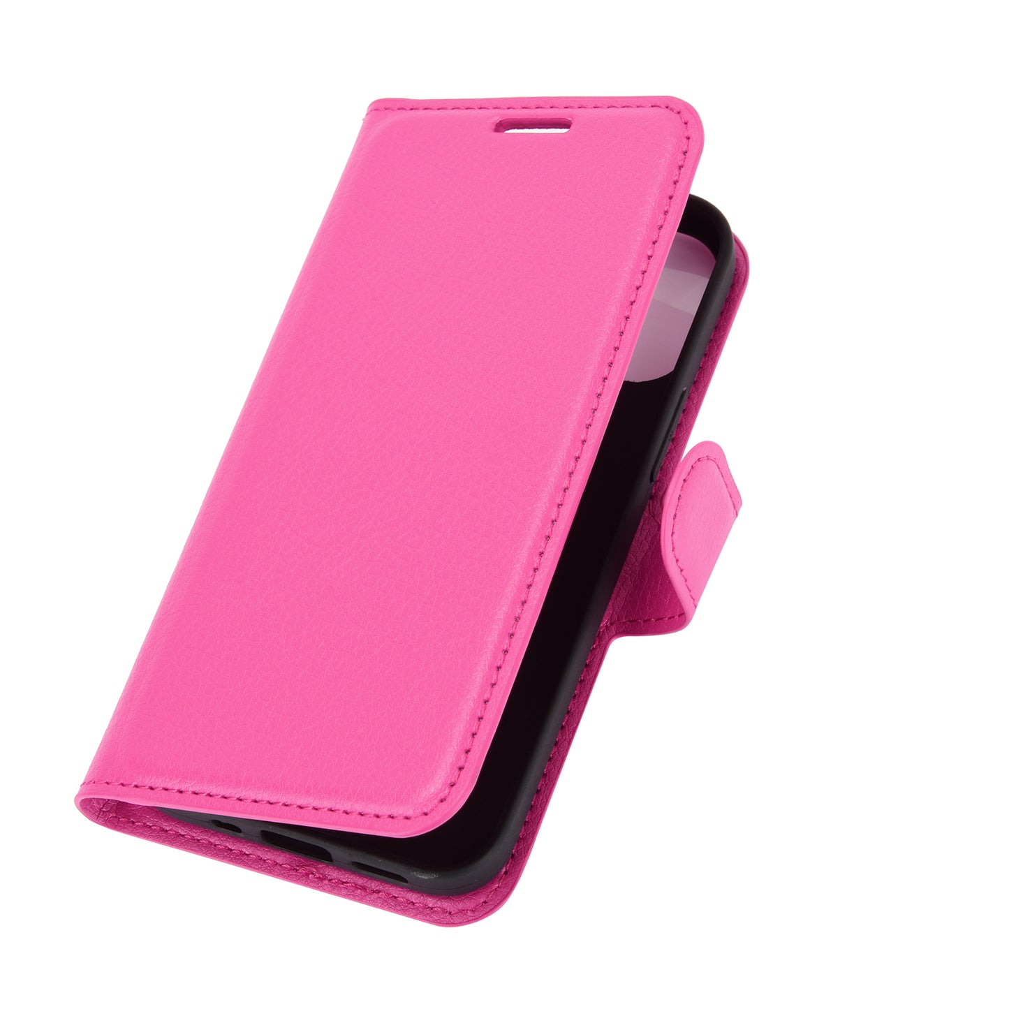 Litchi Texture Wallet Stand Leather Phone Cover for iPhone 12 mini Mobile Phone Accessories