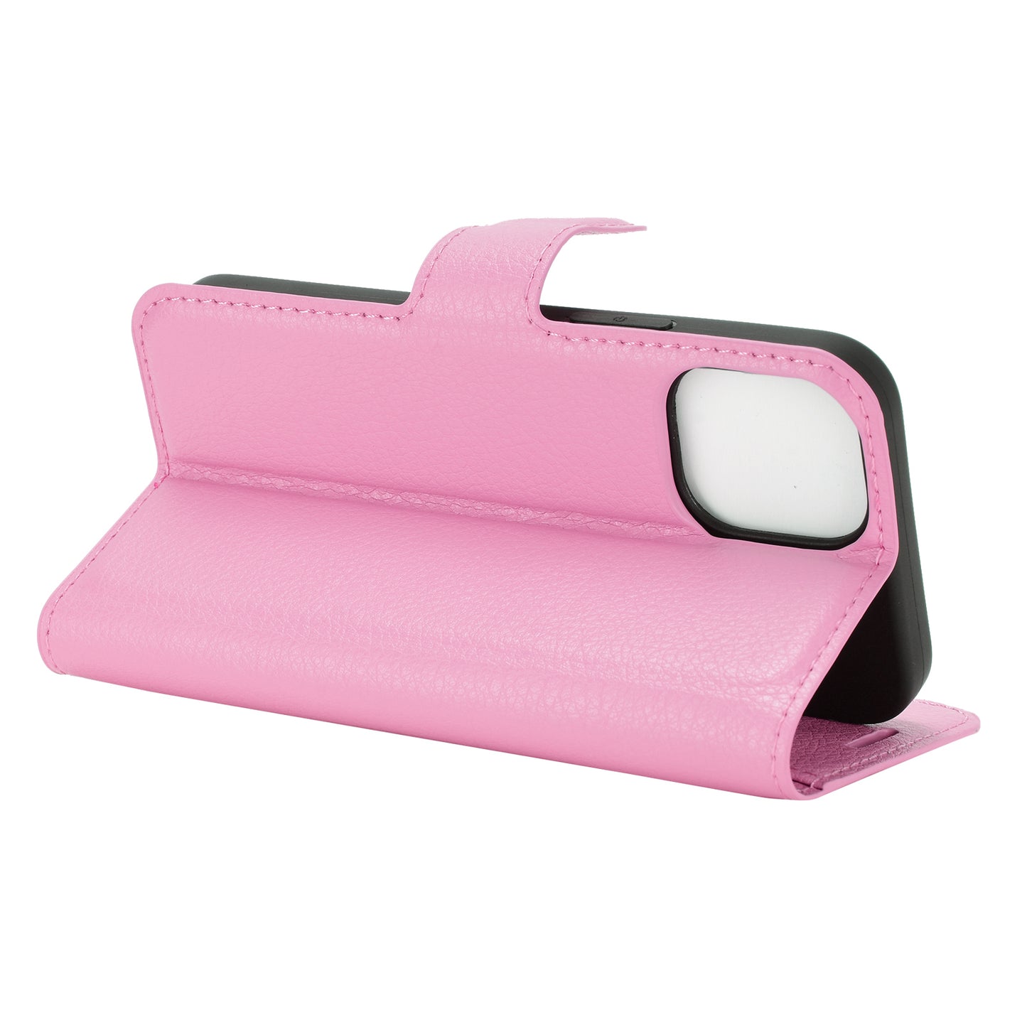 Litchi Texture Wallet Stand Leather Phone Cover for iPhone 12 mini Mobile Phone Accessories