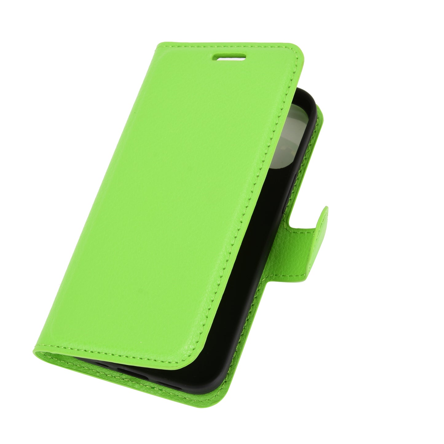 Litchi Texture Wallet Stand Leather Phone Cover for iPhone 12 mini Mobile Phone Accessories