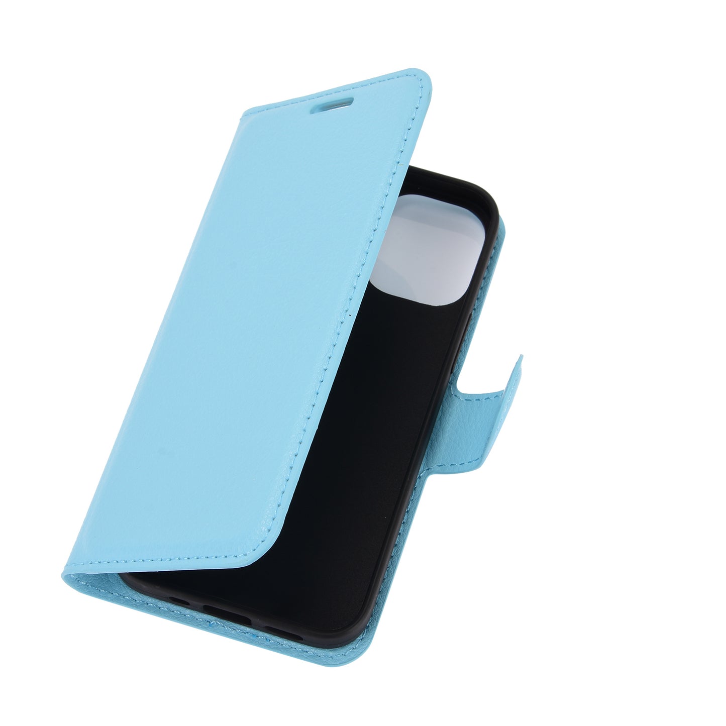 Litchi Texture Wallet Stand Leather Phone Cover for iPhone 12 mini Mobile Phone Accessories