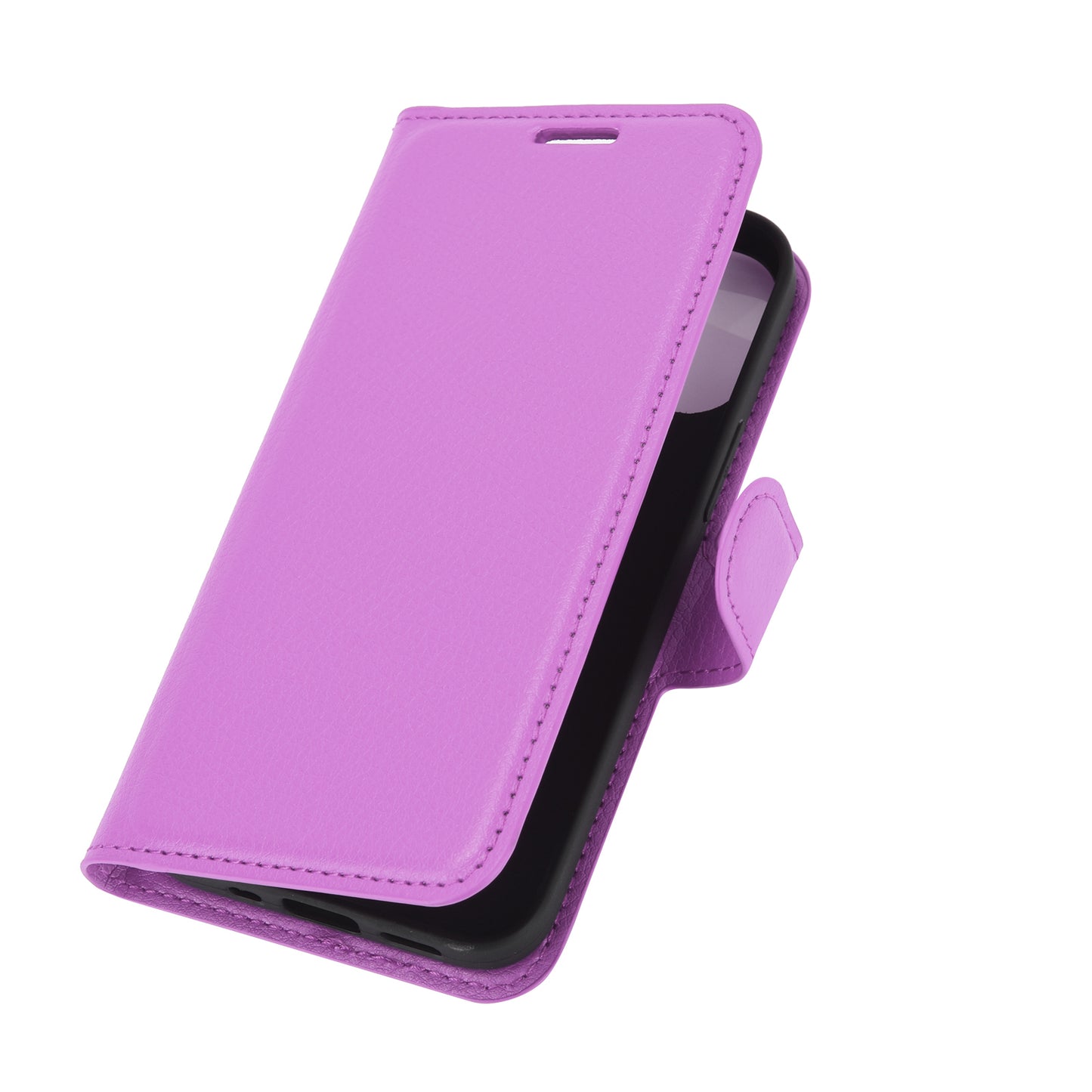 Litchi Texture Wallet Stand Leather Phone Cover for iPhone 12 mini Mobile Phone Accessories