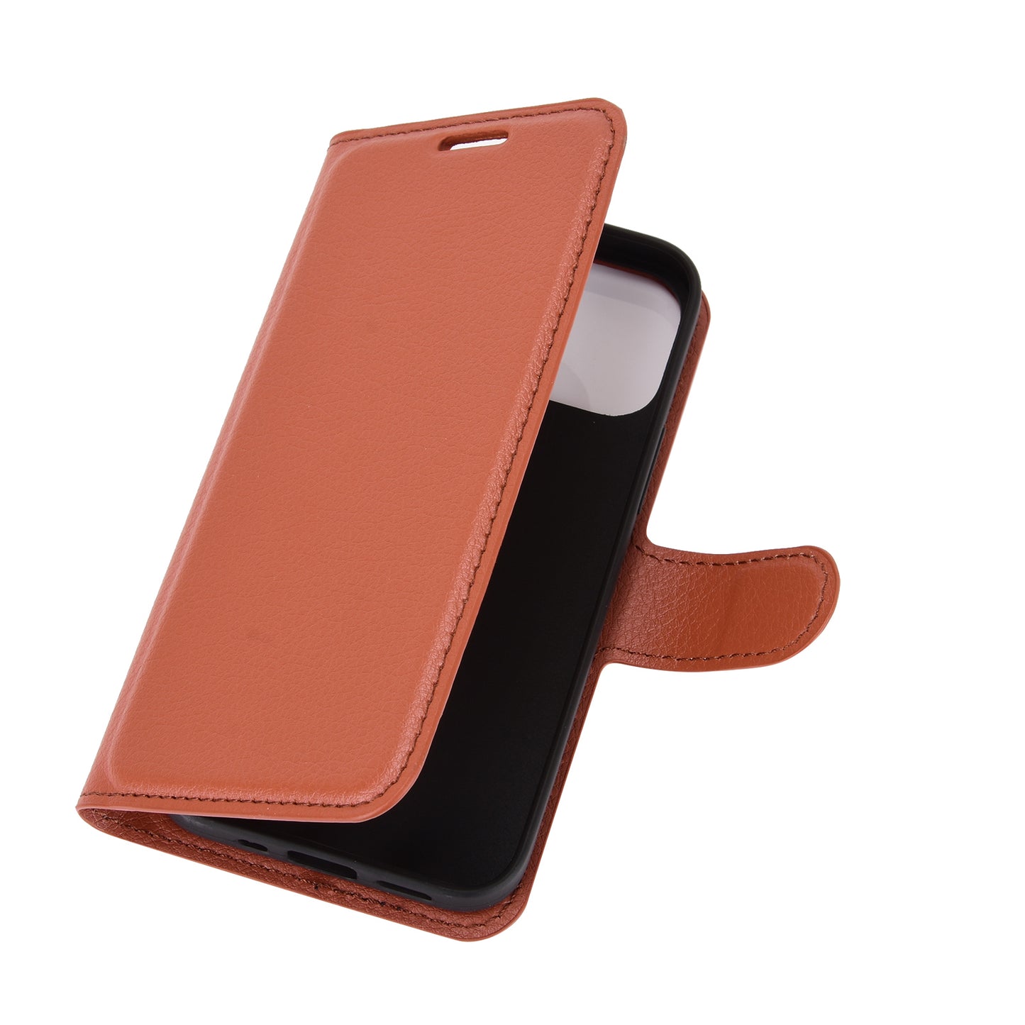 Litchi Texture Wallet Stand Leather Phone Cover for iPhone 12 mini Mobile Phone Accessories
